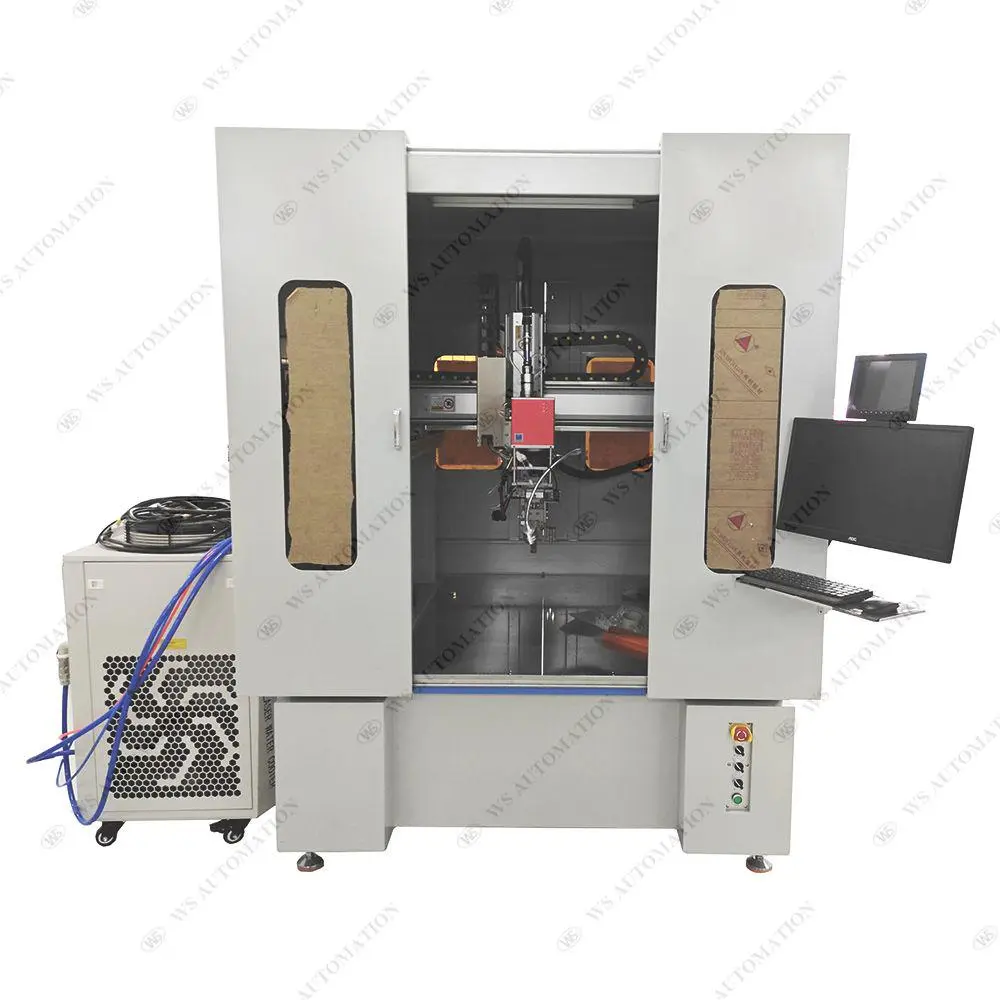 Battery cap/cover laser welding machi...